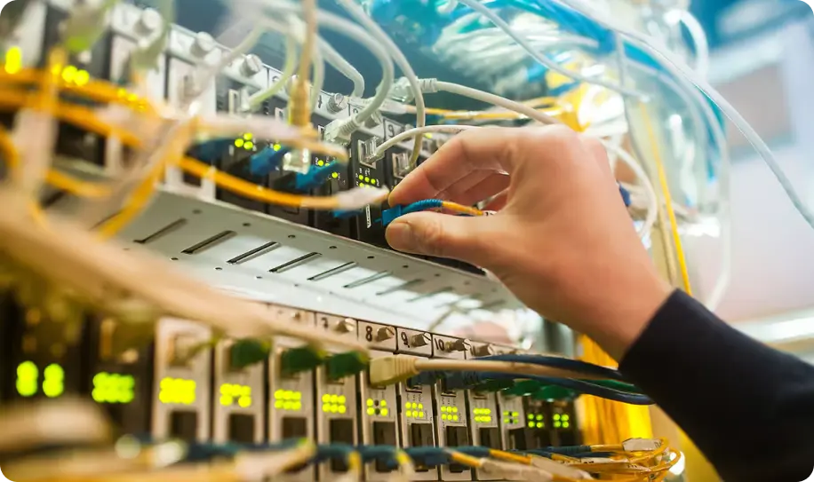 What does an audio and visual installation typically consist of?